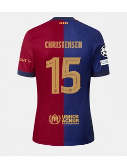 Billige Barcelona Andreas Christensen #15 Hjemmedrakt 2024-25 Kortermet